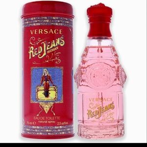 Versace Red Jeans Woman